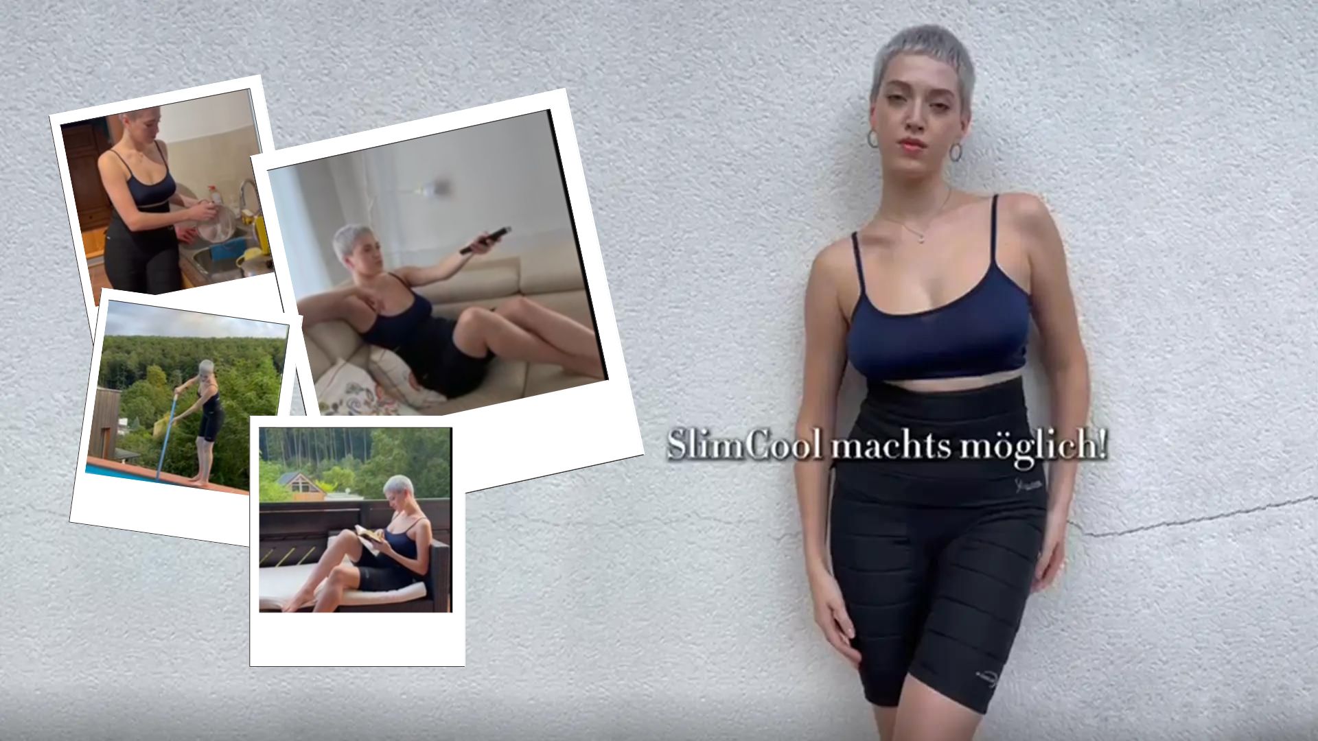 GNTM-Lou-Anne-Gleissenebner-mit-SlimCOOL ShapeBelt und ShapePants zu verschiedenen Gelegenheiten