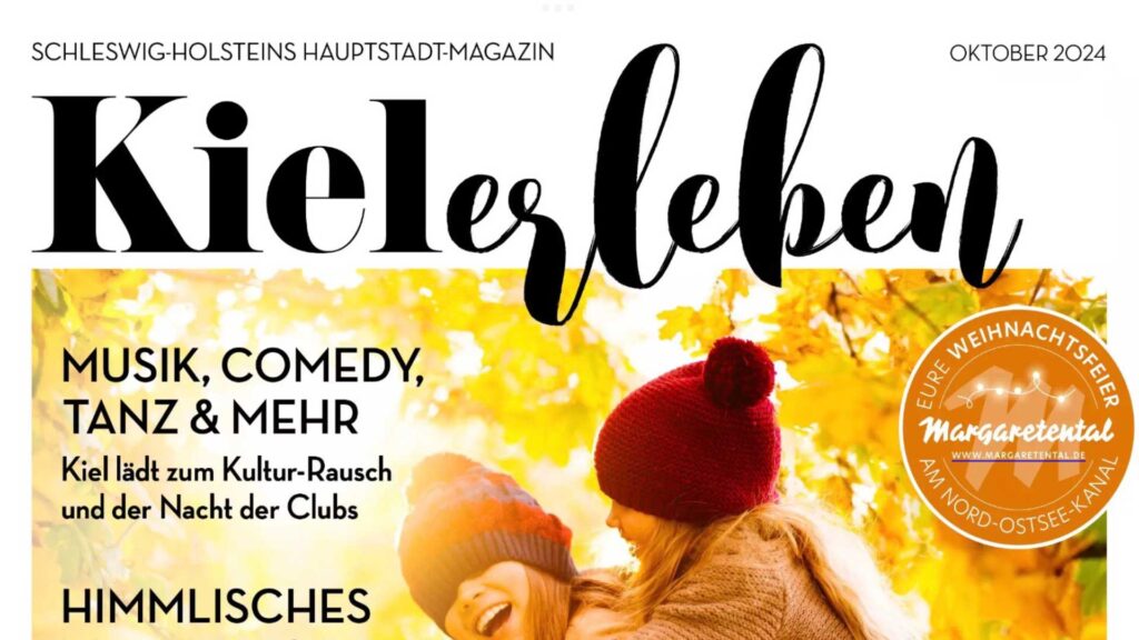 Kiel erleben mit SlimCOOL: Titelseite Oktober 2024